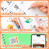 Doubanjiang Literacy Enlightenment Game Book for Children's Literacy Early Education Velcro Literacy Cards Tear-Off and Paste Educational Toy Book Children's Picture Book Game Tear-Off Book Extracurricular Independent Reading Book Holiday Reading (10 volumes in total)