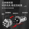 Aviation plug GX20 plug-in with line 2/3/4/5/6/7/8/9/10 core socket connector 2 meters 20 cm GX20 female 12 core 2 meters