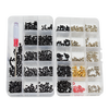 Easy Laptop Screw Set Computer Back Cover Accessories Screws DIY Digital Screws Motherboard Screws Desktop Twist Laptop Screws (600 pieces in total)