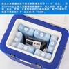 Liushan medical refrigerator 2-8 degrees portable incubator vaccine medicine breast milk cold chain box specimen transfer transport box 56L (partition + temperature display + 20 ice bags) thickened PU