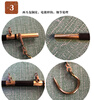 Qihuijie boutique happy scale manual scale old-fashioned wooden steelyard portable wooden hook scale hook scale old scale wooden scale 15 kg fine (imported logs) copper-clad with weight