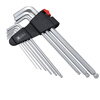 Kraftwell Metric Ball Head Allen Wrench Set 9-piece Extended KH5003