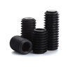 Jinggong fine thread flat end hexagonal set screw, fine thread machine screw, fine thread stop headless screw GB77 M10x1x10 20 pieces