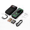 Shendawei laser distance meter GT version high-precision measuring instrument distance electronic ruler green light infrared room measuring instrument home SW-100BG green light-Send APP drawing software VIP