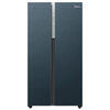 Midea Midea double-door household refrigerator large capacity first-level frequency conversion intelligent air-cooled frost-free BCD-605WKGPZM tail stock BCD-603WKGPZM(E) deep space blue-starry