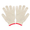 Shengfang gloves labor protection wear-resistant work anti-slip cotton thickened white cotton yarn cotton thread construction site gloves 700g 12 pairs
