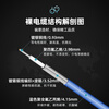 XINQY Xinqiyuan SMA/N/TNC RF connection cable 141F/RG402 semi-flexible equipment interconnection feeder low-loss coaxial cable SMA male-SMA male 0.5m