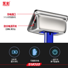 Yongcai (YONGCAI) weighing electronic scale, commercial high-precision electronic scale, floor-standing charging platform scale, household scale, stall business scale, vegetable selling smart pricing scale, express scale, industrial counting scale, 150 kg, high-precision red letter, general key 30*40, foldable back