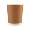 Made in Tokyo, paper cups, disposable cups, coffee cups, kraft paper double-layer thickened food-grade water cups, 280ml, 60 pieces