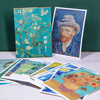 Postcards <Van Gogh Romanticism> 32 oil paintings, Impressionist master oil paintings, landscape albums, art cards, hand-painted illustrations, fresh literary retro birthday cards, creative European and American style