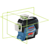 Bosch (BOSCH) Bosch laser level green light GLL380CG wall-mounted instrument high-precision automatic anping line 12 lines GLL3-80CG12-bracket set single electric