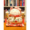 2024 new business prosperity ornaments for restaurants, cat ornaments for opening, lucky cashier, fortune handicraft shop, automatic waving hand, Bafang piggy bank, 14-inch hand waving, prosperity, + free sunglasses, cute kitten