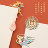 Small carver Dunhuang impression metal bookmark stationery Palace Museum cultural and creative Chinese style birthday gift Teacher's Day gift for teachers and students graduation souvenirs for the beginning of school souvenirs