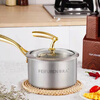 Mrs. Fei German 316 stainless steel pot set complete household kitchen steamer food supplement pot frying pan combination pot B3 wok + frying pan + steamer