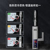 AUX electric faucet water heater heating faucet fast hot water frequency conversion constant temperature kitchen water inlet large screen digital display electroplated silver + leakage protection plug + universal nozzle