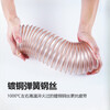 Jianhuida PU polyurethane air duct transparent steel wire tube telescopic hose woodworking engraving machine sawdust cutting machine industrial vacuum tube