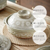 Mishima Japan Uchiyama Kiln Eternal Fire Clay Pot Imported Ceramic Soup, Porridge, Rice, Stew, Oden No. 7 1.5
