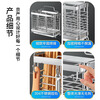 Jingyan chopstick storage box stainless steel chopstick barrel chopstick cage wall-mounted chopstick cage spoon drain chopstick basket bucket storage rack