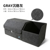 Likani BMW trunk storage box 3 series 5 series 7 series 6gtX1X2X3X4X5 trunk storage box car modification supplies calm gray large car logo