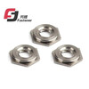 Fangteng 304 stainless steel flush nut nut inlaid nut pressure rivet piece F-M2M2.5M3M4M5M6 10 pieces 304 material flush nut F-M6-5