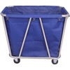 Long Xunhe linen cart guest room cart hotel room work cart dirty linen recycling cart stainless steel trolley coffee thickened disassembly conical linen cart disassembly model