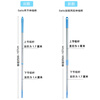 Kangduoduo is so generous and happy to come home. Removable telescopic two-section thickened flat-panel housekeeping cleaning mop rod. Blue two-section thickened pole + floor wipe. Free Kangmao.