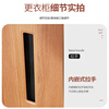 Muyun wood grain transfer locker four-door red wood grain staff locker with lock steel bag locker iron leather shoe cabinet staff dormitory changing wardrobe