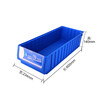 Xingyun divided parts box 600*234*140 with labels, separable and stackable, blue warehouse storage screw shelf material hardware accessories tool box