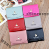 Bu Chao Meow Women's Wallet Women's Short Tri-fold Cover Wallet Japanese and Korean New Cherry Large Capacity Folding Wallet Small Wallet Pink
