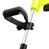 Youlefu electric scarifier, tiller, micro tiller, small household rotary tiller, plowing, digging and trenching, plowing and weeding machine, double-knife scarifier (4.0AH, one battery, one charge)