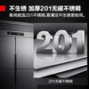 DEMASHI four-six-door freezer commercial display cabinet refrigerated vertical freezing and fresh-keeping cabinet kitchen stainless steel refrigerator large-capacity tall electric freezer commercial large-capacity large freezer dual-temperature engineering six-door丨1312L dual-temperature BCD-1300A-2W