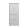 Kington housekeeping cabinet thickened iron cabinet steel dormitory housekeeping locker locker cloakroom four-door housekeeping cabinet 90*50*200cm
