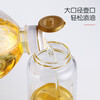 Newair glass oil bottle leak-proof household kitchen oil tank small sesame oil seasoning bottle oil tank soy sauce bottle vinegar pot with lid