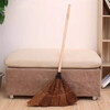 Brown broom old wooden handle brown broom school factory workshop