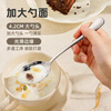 Guangyi stainless steel Western food spoon ice cream spoon main meal spoon dessert spoon spoon spoon 2 pieces GY7843
