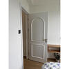 Chongqing Xiaoxiao Wooden Door Arc Buckle French Style Light Luxury Bedroom Flat Opening Solid Wood Composite Paint