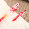 M&G Stationery 1008 Press Gel Pen Student 0.5 Red Pen Signature Pen Bullet Pen Office Supplies Red 6 Pens + 6 Cores Teacher's Day Gift
