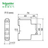 Schneider Electric air switch IDPN series C20A 4.5KA compact 1P+N occupies 1 position air circuit breaker A9P08620