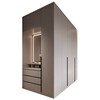 Mag Mag Mag customized wardrobe bedroom cream style corner swing door wardrobe cloakroom custom combination prepayment