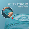 Camellia (CHAHUA) old-fashioned traditional vegetable washing basket drain basket plastic thickened kitchen living room fruit basin vegetable washing basket sieve 30cm small blue