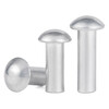 Jinggong Jinggong aluminum semicircular solid rivets round head rivets striking aluminum rivets semicircular rivets GB867 20% off 5x8 50 pieces