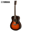 Yamaha (YAMAHA) FS830TBS Acoustic Solid Wood Veneer Beginner Folk Guitar Rounded Corner Guitar 40 Inch Smoke Brown