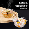 SHUANG YU disposable bowl thickened crystal aviation bowl 380ml*20 plastic noodle bowls outdoor picnic dessert bowl