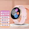 Xiaomi Core Smart Watch Women's Sports Adult Bluetooth Phone Offline Payment Voice Assistant Pedometer Monitoring Heart Rate Sleep Blood Pressure Blood Oxygen Message Reminder Multifunctional Watch Champagne Gold with Pink Silicone Strap