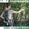 Ichiro Nakamura electric scissors for fruit trees, rechargeable household backpack electric shears, powerful garden pruners, thick branch pruning shears, 2.5 cm, two batteries, one charger