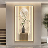 Mopai (Mopai) entrance hall decorative painting light luxury and high-end sense with LED light painting entrance corridor aisle hanging painting background wall painting Jiayouwanfu 80*160cm (LED light painting/remote charger type)