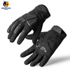 MONSTER PARK motorcycle riding gloves for men, anti-fall, wear-resistant, touch-screen motorcycle riding equipment for women, summer, black L