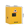 KINKOCCL industrial explosion-proof cabinet chemical safety cabinet storage cabinet fire-proof hazardous chemicals storage cabinet weak acid and weak alkali cabinet flammable and explosive dangerous goods cabinet 4-gallon yellow