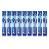 CREST Triple Care Toothbrush Colorful Crystal Soft Bristles Medium Hair Color Random Value Pack Clean Teeth Unisex Triple Care Toothbrush 9 Count