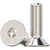 Tianzhuo Hardware Grade 12.9 nickel-plated high-strength countersunk head hexagonal screws flat head bolts M2M3M4M5M6M8M10M12mm M5*10 20 pcs